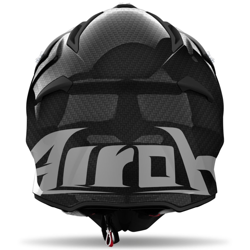 Casco da motocross Airoh Aviator ACE 2 Carbon nero lucido