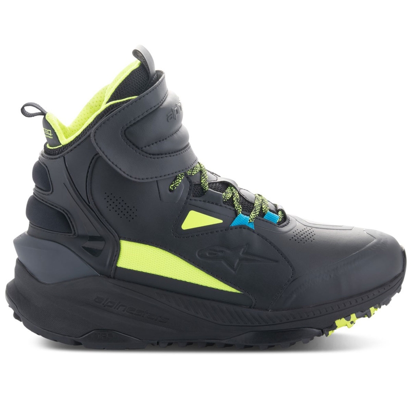 Stivali da moto Alpinestars Speedstreet nero-lime-blu