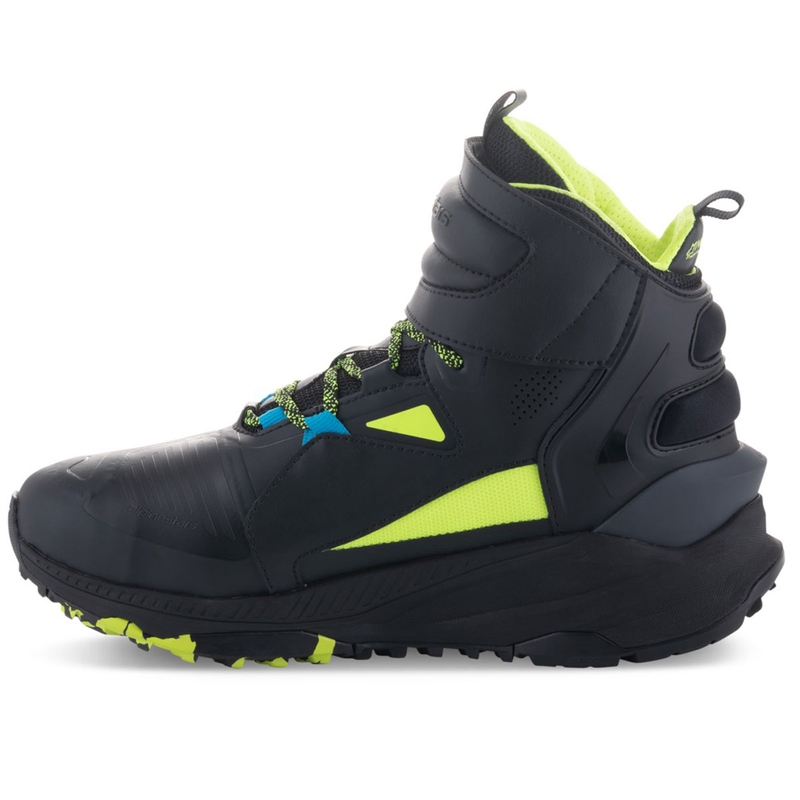 Stivali da moto Alpinestars Speedstreet nero-lime-blu
