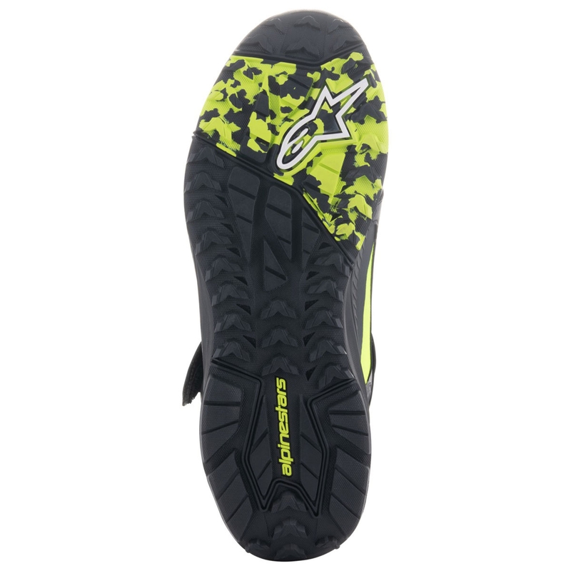 Stivali da moto Alpinestars Speedstreet nero-lime-blu