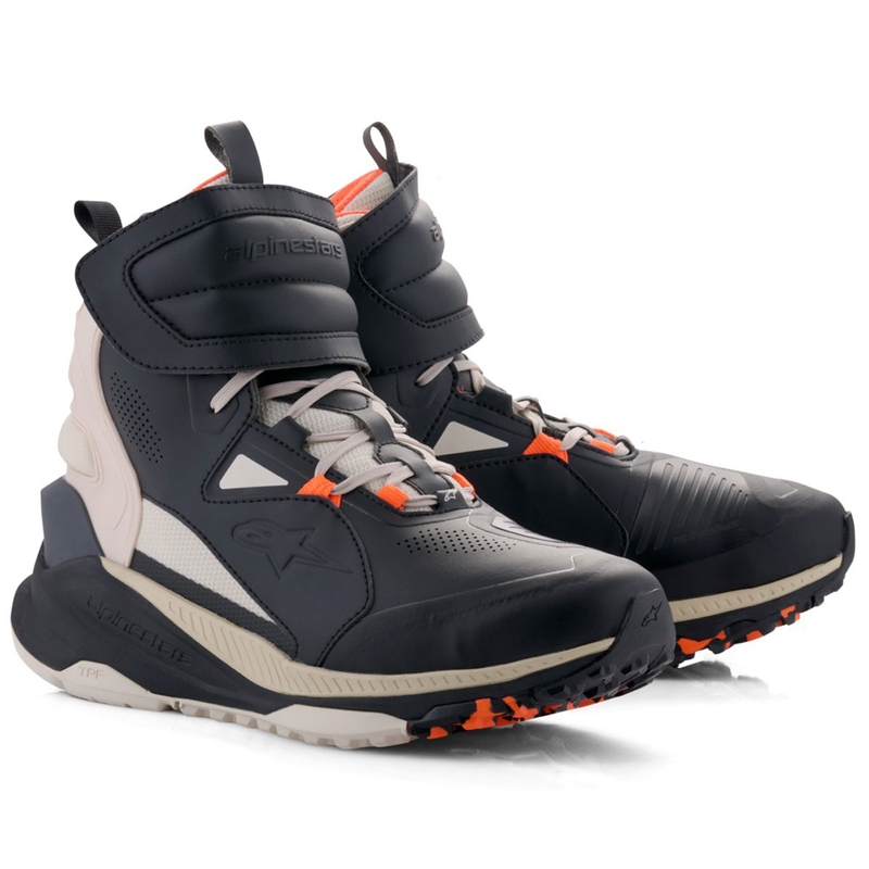 Stivali da moto Alpinestars Speedstreet nero-mandorla-arancione