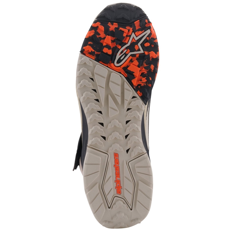 Stivali da moto Alpinestars Speedstreet nero-mandorla-arancione