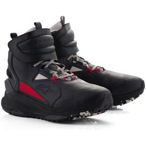 Stivali da moto Alpinestars Speedstreet neri-beige-rossi
