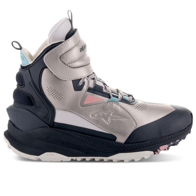 Stivali da moto Alpinestars Speedstreet beige-corallo-nero-blu