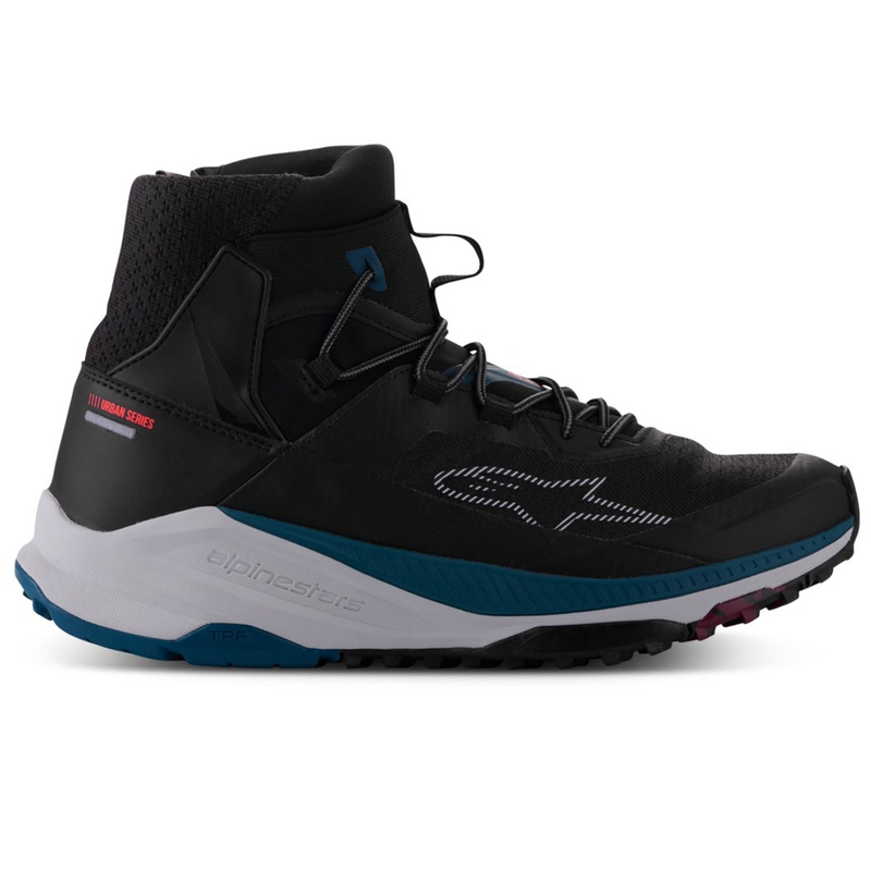 Stivali da moto Alpinestars Speedforce XR nero-blu-verde-grigio