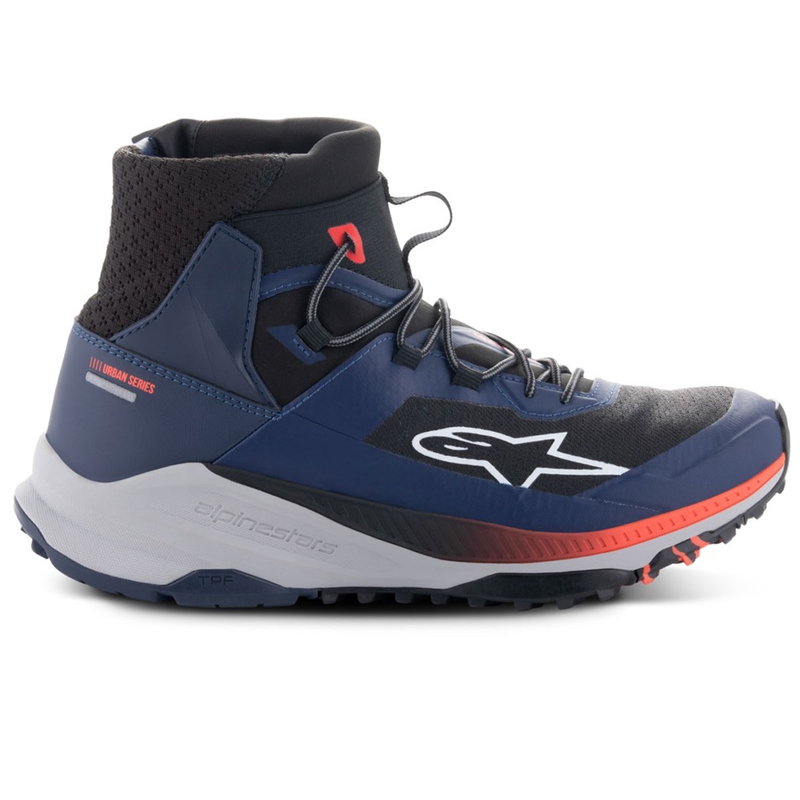 Stivali da moto Alpinestars Speedforce XR blu-nero-rosso fluo-grigio