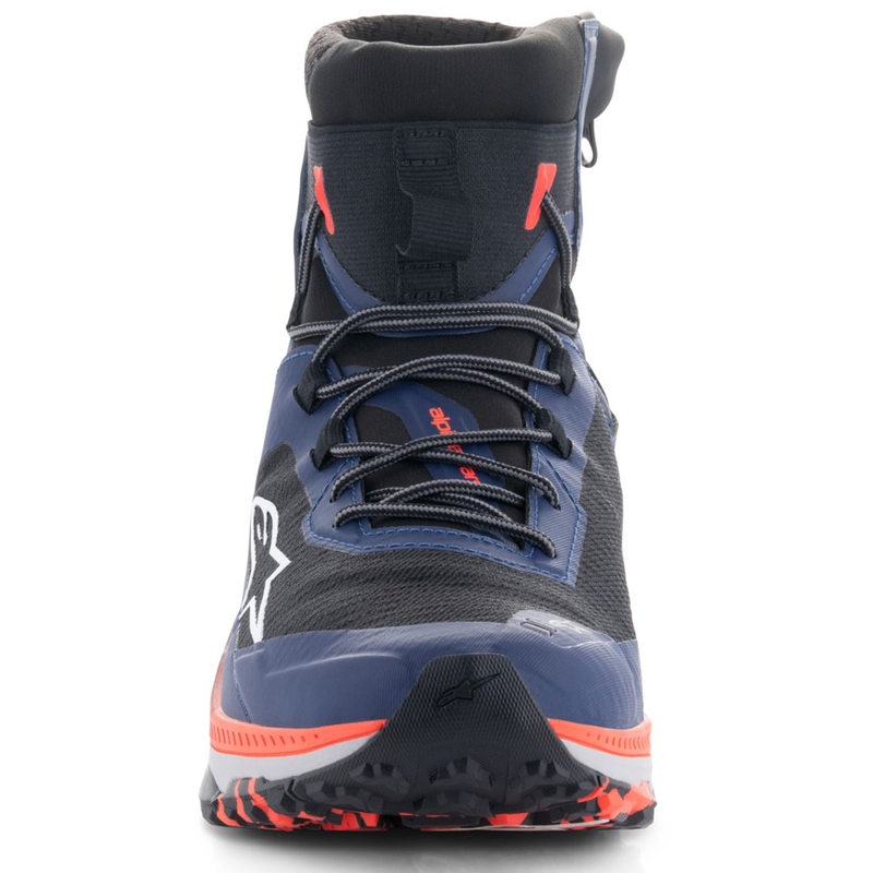 Stivali da moto Alpinestars Speedforce XR blu-nero-rosso fluo-grigio