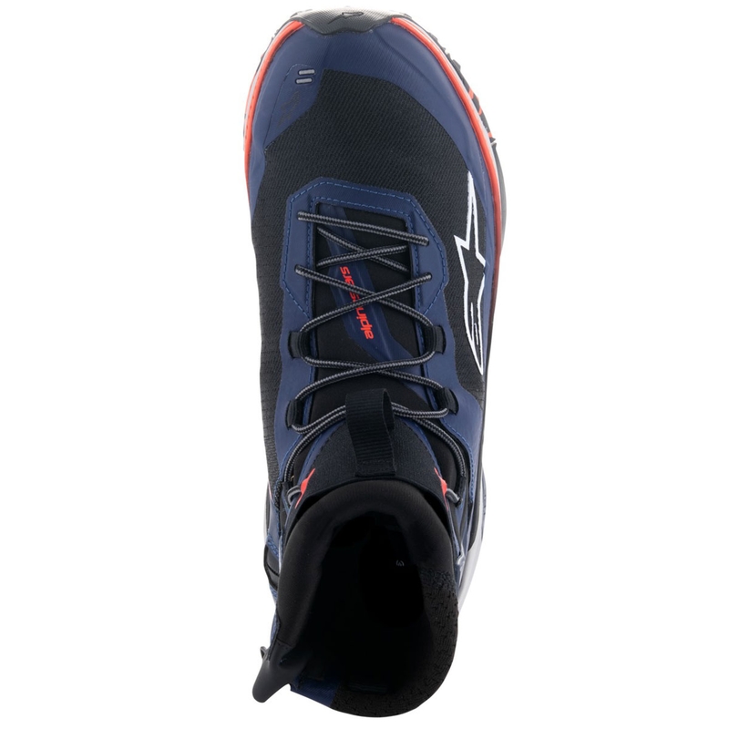 Stivali da moto Alpinestars Speedforce XR blu-nero-rosso fluo-grigio