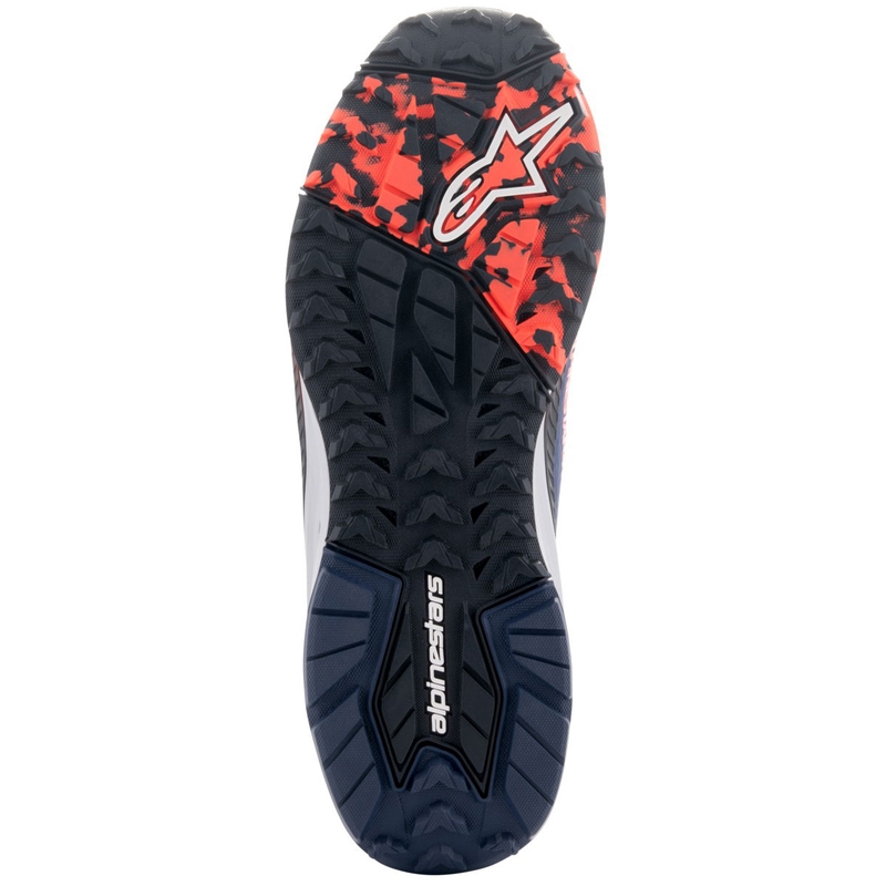 Stivali da moto Alpinestars Speedforce XR blu-nero-rosso fluo-grigio
