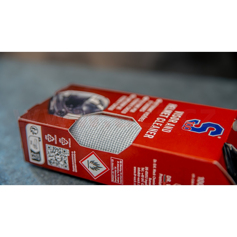 Pulitore per visiere e caschi S100 con panno in microfibra - Pulitore per visiere e caschi 100 ml