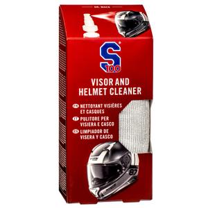 Pulitore per visiere e caschi S100 con panno in microfibra - Pulitore per visiere e caschi 100 ml