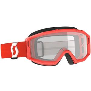 Occhiali da motocross SCOTT Primal Clear rosso-trasparente