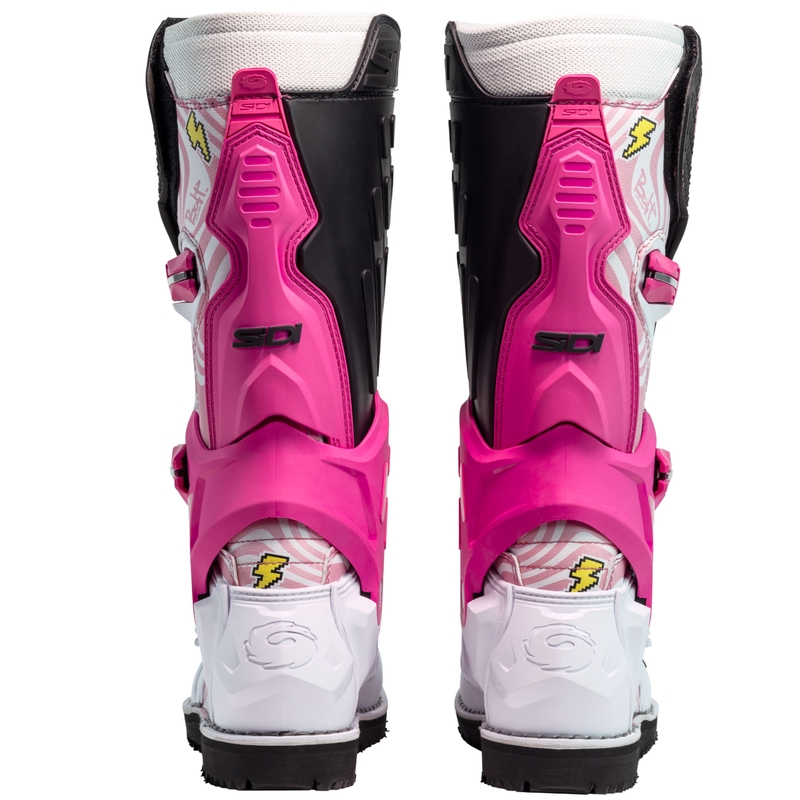 Stivali da moto SiDi Crossair HD End BB001 rosa-bianco