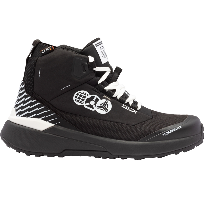 Stivali da moto SiDi Nucleus TH3 WP Shadow nero-bianco