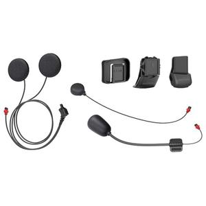 Supporto per casco con accessori per cuffie SENA 50C Sound di Harman Kardon + microfono