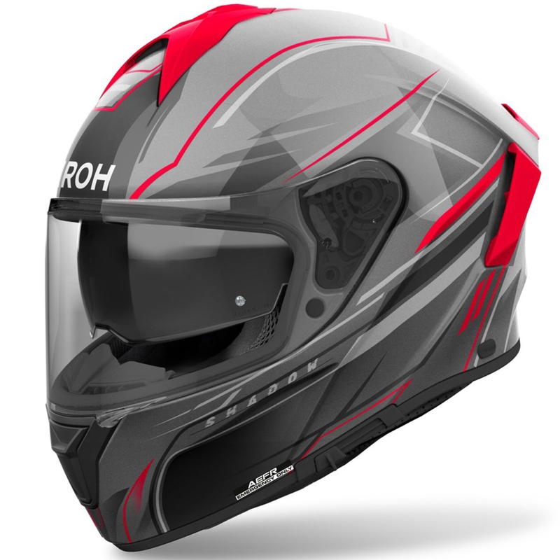 Casco integrale da moto Airoh SPARK 2 Shadow rosso lucido