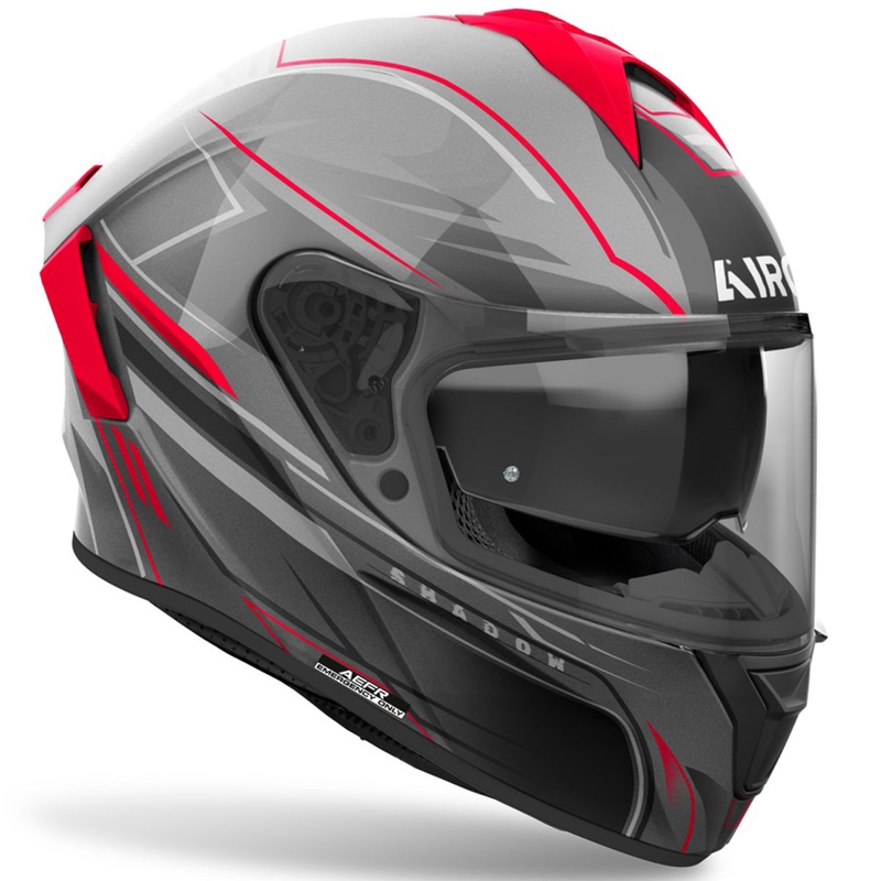 Casco integrale da moto Airoh SPARK 2 Shadow rosso lucido