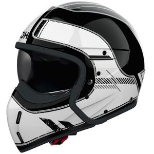Casco moto modulare Airoh J110 Raster bianco lucido