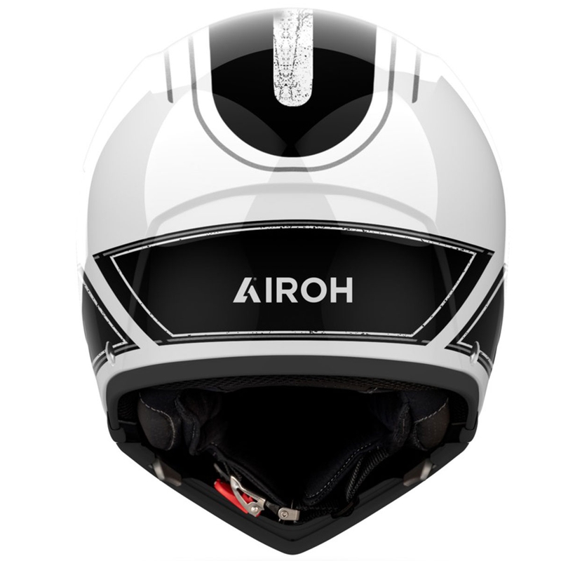 Casco moto modulare Airoh J110 Raster bianco lucido