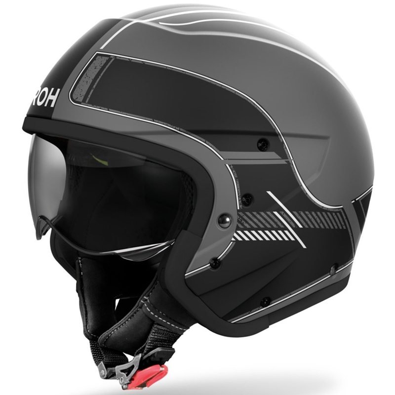 Casco moto modulare Airoh J110 Raster nero opaco