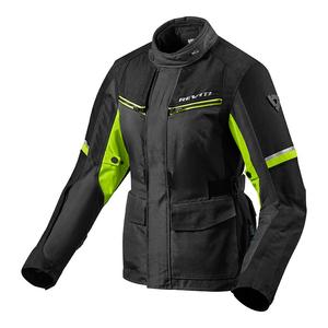 Giacca da moto Revit Outback 3 Nero-Giallo fluo da donna Saldi
