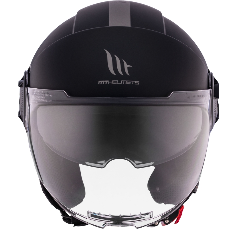 MT Viale SV S casco moto aperto nero opaco