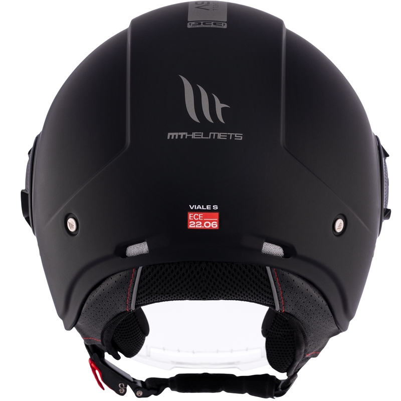 MT Viale SV S casco moto aperto nero opaco