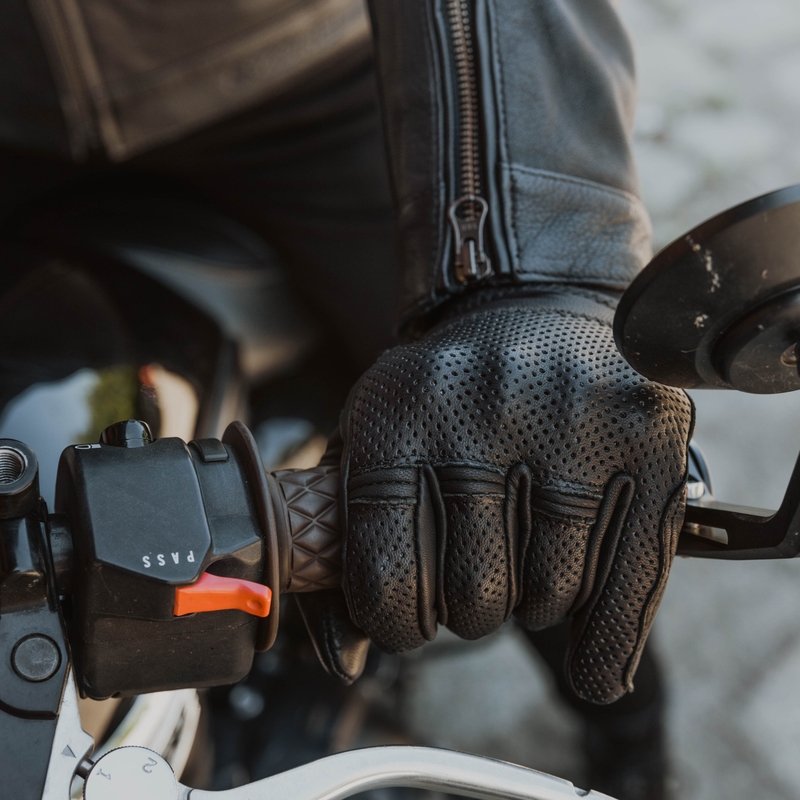 Guanti da moto Ozone Stick Custom II nero