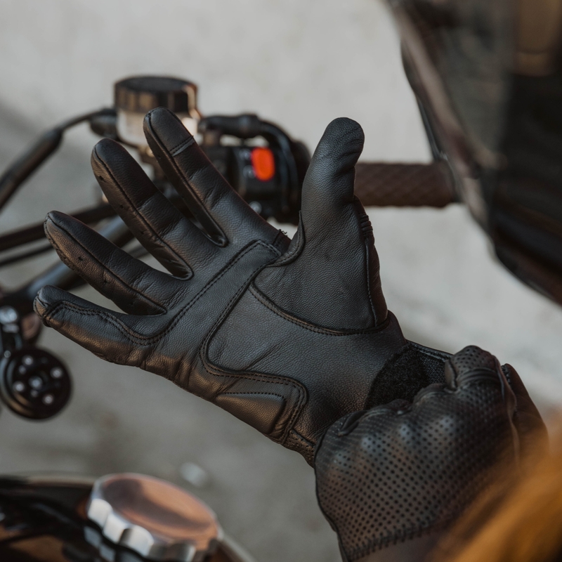 Guanti da moto Ozone Stick Custom II nero