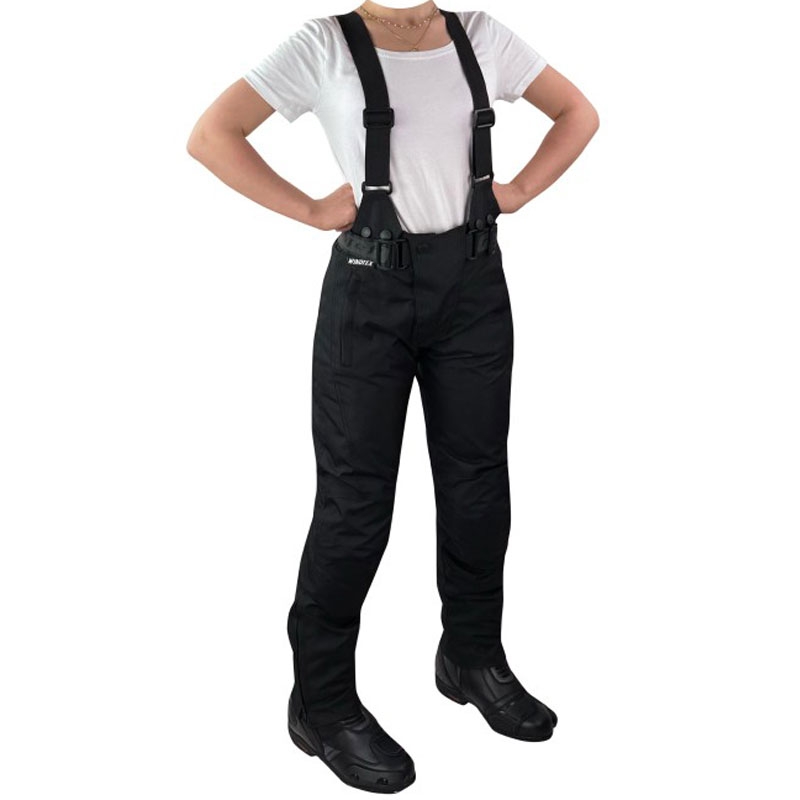 Pantaloni da moto per bambini Roleff Kodra neri