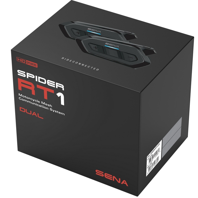Interfono Mesh auricolare vivavoce Sena Spider RT1 set di 2 unità