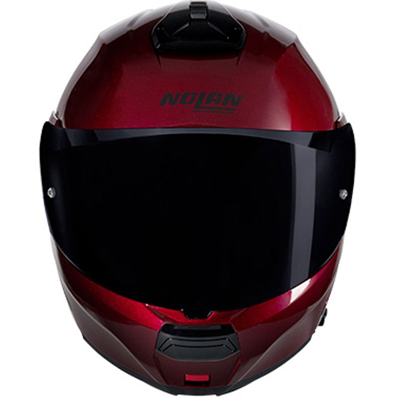 Casco moto apribile Nolan N100-6 Verniciatura Speciale N-COM 341 rosso-nero