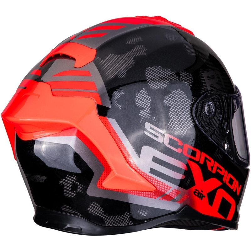 Integrální přilba Scorpion EXO-R1 Air Ogi černo-červená
