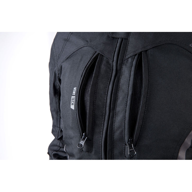 Giacca da moto da donna Ozone Delta IV nera