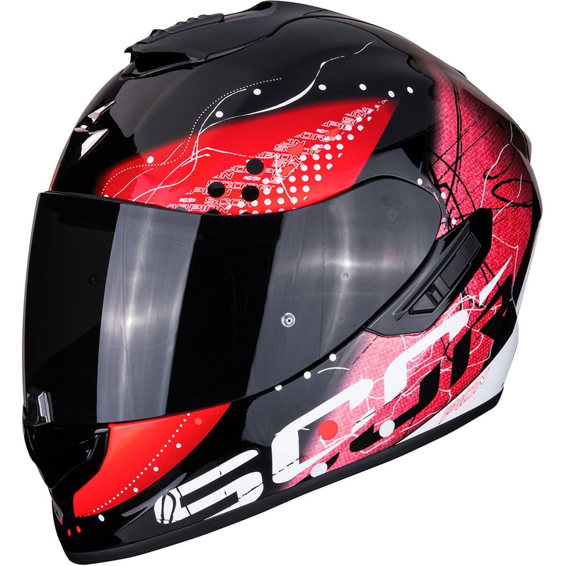 Integrální přilba Scorpion EXO-1400 Air Classy černo-červená