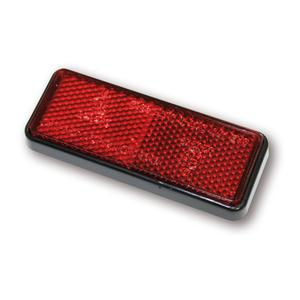 Riflettore Highsider Smart con pellicola autoadesiva 85x30 mm rosso