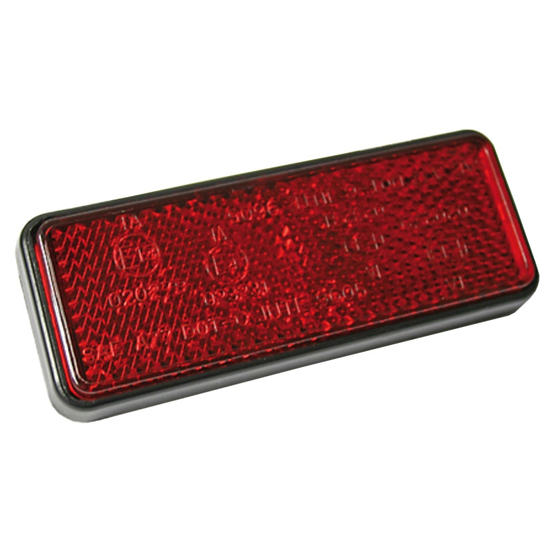 Riflettore Highsider Smart con filettatura 85x30 mm rosso