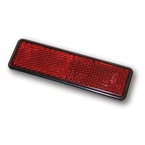 Riflettore Highsider Smart con pellicola autoadesiva 90,5x24,5 mm rosso