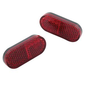 Riflettore universale Highsider Smart con pellicola autoadesiva 50x22 mm rosso
