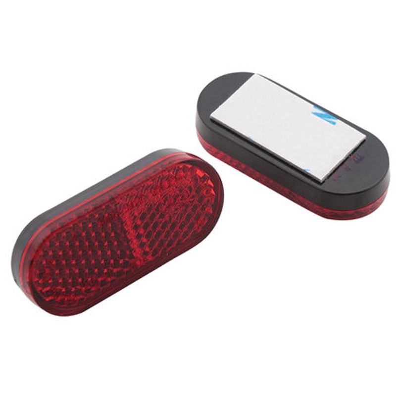Riflettore universale Highsider Smart con pellicola autoadesiva 50x22 mm rosso