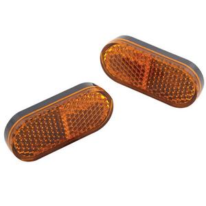 Riflettore universale Highsider Smart con pellicola autoadesiva 50x22 mm arancione