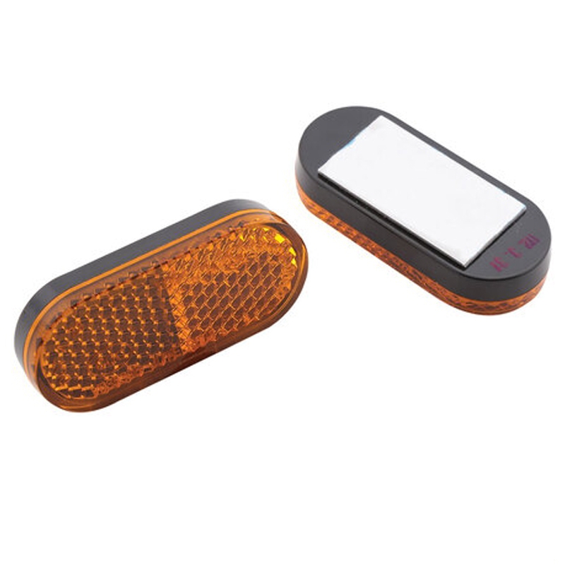 Riflettore universale Highsider Smart con pellicola autoadesiva 50x22 mm arancione