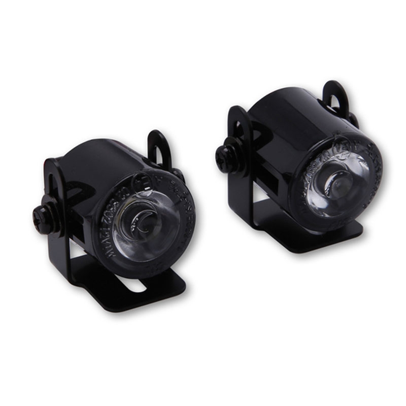Luce di parcheggio a LED intelligente Highsider da 24,7 mm rotonda nera