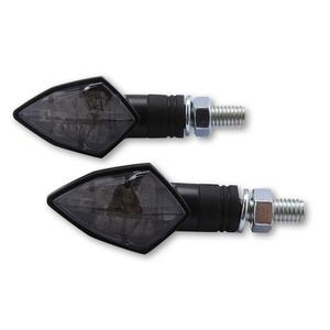 Indicatori di direzione per moto Highsider Smart Rock LED neri