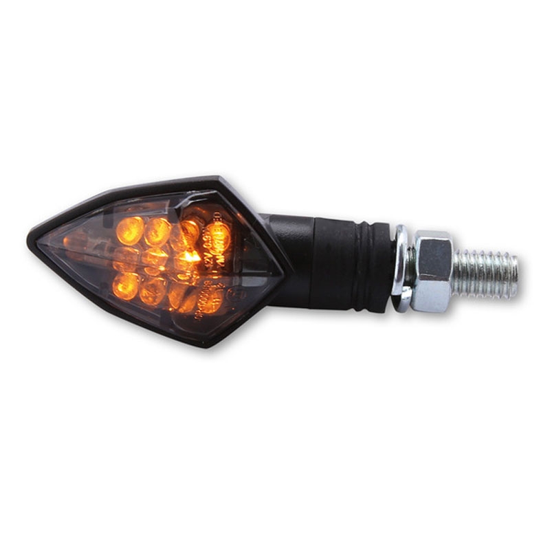 Indicatori di direzione per moto Highsider Smart Rock LED neri