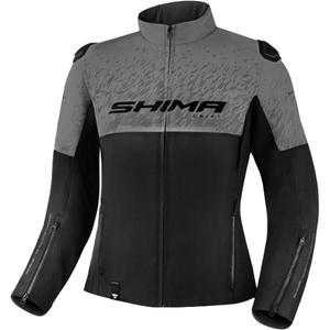 Giacca da moto da donna Shima Drift nero-grigio