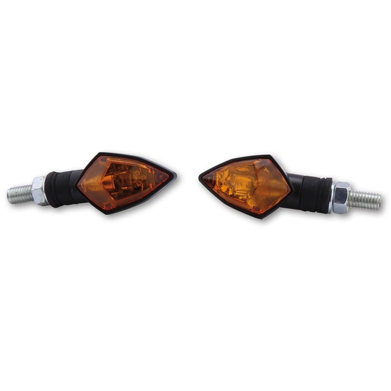 Indicatori di direzione per moto Highsider Smart Rock Mini neri