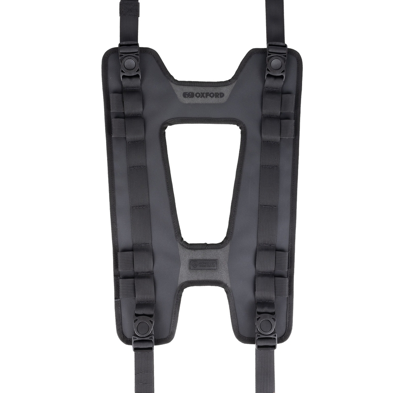 Sistema portapacchi Oxford Atlas per sedile passeggero, nero
