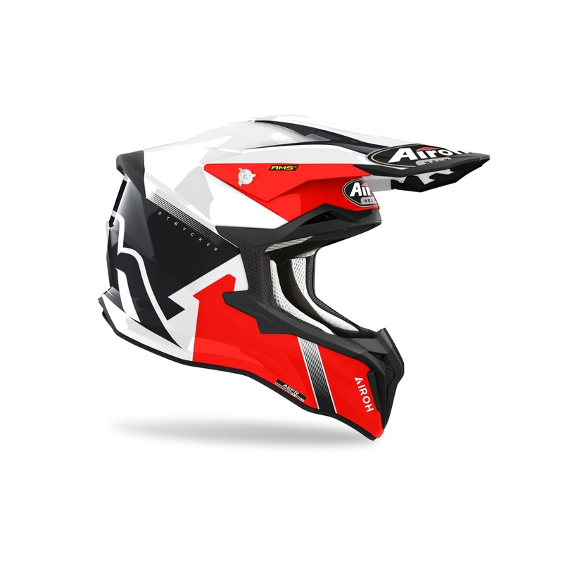 Casco da motocross Airoh Strycker Blazer rosso in offerta - II qualità - II. qualità