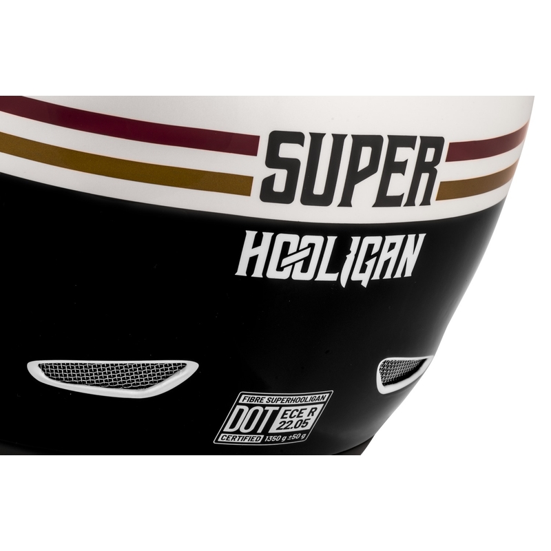 Casco integrale da moto Cassida Fibre Super Hooligan nero-verde in offerta - II. qualità